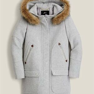 J. Crew Chateau Parka Grey Size 0P